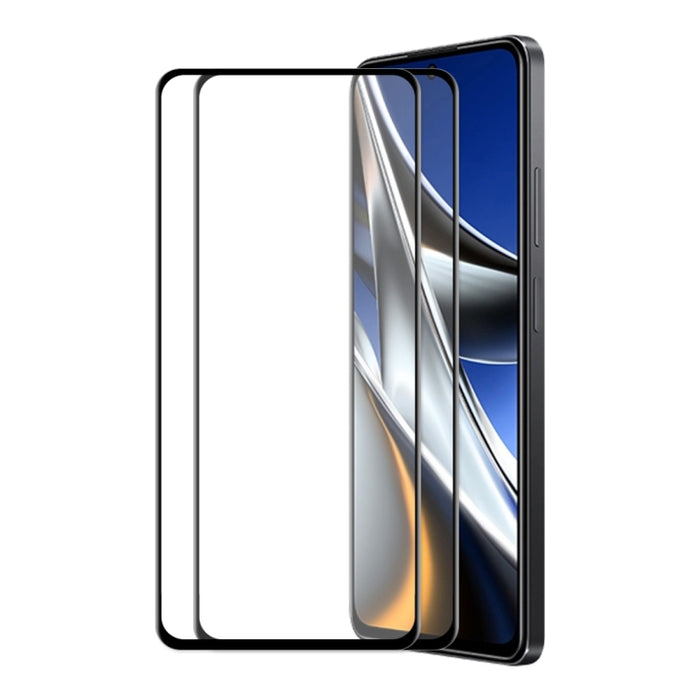 Para Xiaomi Poco X4 Pro 5G ENKAY 6D Película completa de vidrio templado con pegamento completo, For Xiaomi Poco X4 Pro 5G(1 PC), For Xiaomi Poco X4 Pro 5G(2 PCS), For Xiaomi Poco X4 Pro 5G(5 PCS)