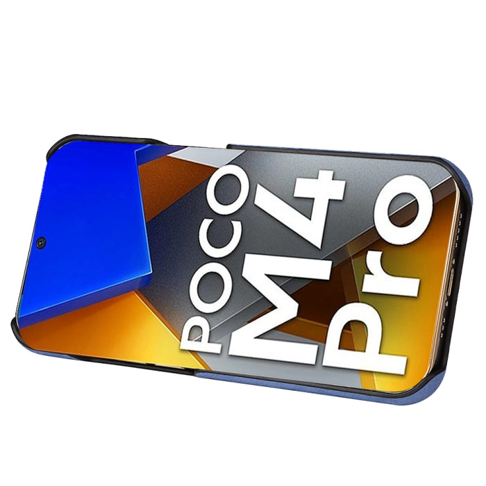 Para Xiaomi Poco M4 Pro 4G Ring Holder Honeycomb PU Phone Case, For Xiaomi Poco M4 Pro 4G