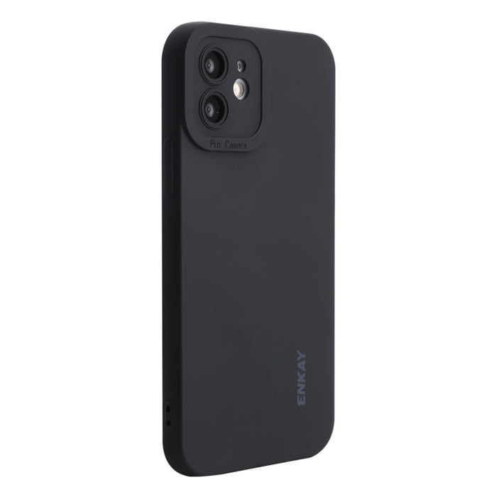 Funda de silicona líquida ENKAY para iPhone 12, For iPhone 12