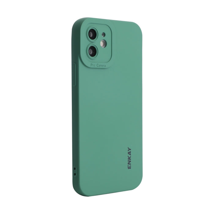 Funda de silicona líquida ENKAY para iPhone 12, For iPhone 12