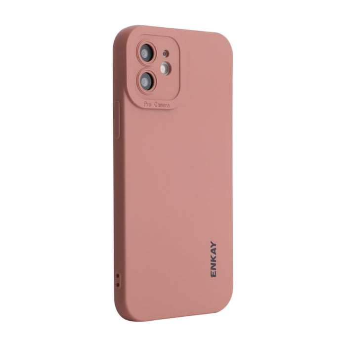 Funda de silicona líquida ENKAY para iPhone 12, For iPhone 12