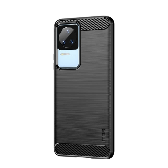 Estuche de TPU suave de fibra de carbono cepillado suave de MOFI, For Xiaomi Redmi K40S, For Xiaomi Redmi K50 / K50 Pro, For Xiaomi Redmi 10C, For Xiaomi Poco X4 Pro 5G, For Xiaomi 12 / 12X, For Xiaomi 12 Pro                                            ...