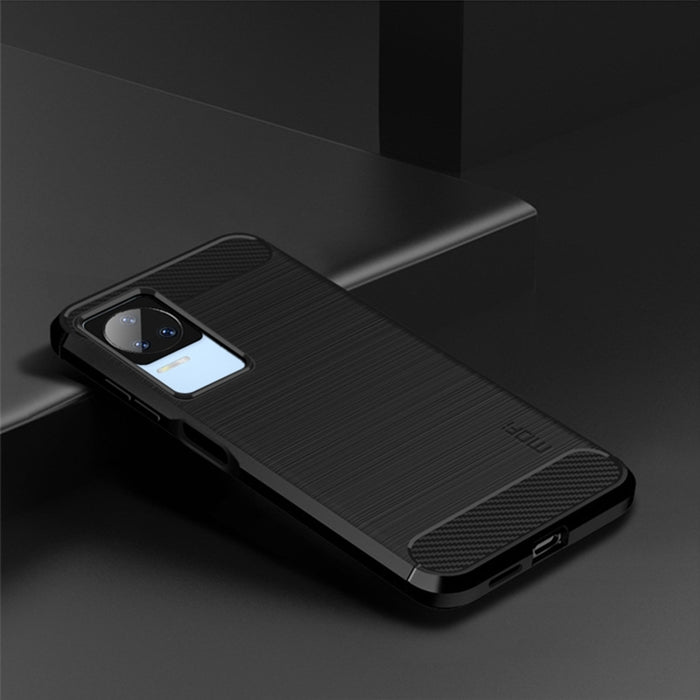 Estuche de TPU suave de fibra de carbono cepillado suave de MOFI, For Xiaomi Redmi K40S, For Xiaomi Redmi K50 / K50 Pro, For Xiaomi Redmi 10C, For Xiaomi Poco X4 Pro 5G, For Xiaomi 12 / 12X, For Xiaomi 12 Pro                                            ...