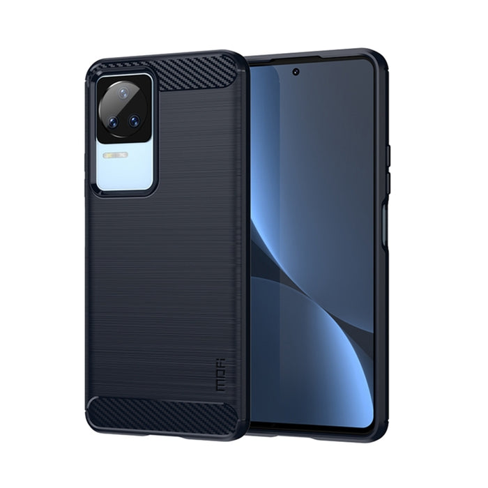 Estuche de TPU suave de fibra de carbono cepillado suave de MOFI, For Xiaomi Redmi K40S, For Xiaomi Redmi K50 / K50 Pro, For Xiaomi Redmi 10C, For Xiaomi Poco X4 Pro 5G, For Xiaomi 12 / 12X, For Xiaomi 12 Pro                                            ...
