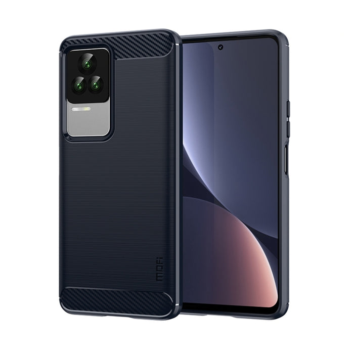 Estuche de TPU suave de fibra de carbono cepillado suave de MOFI, For Xiaomi Redmi K40S, For Xiaomi Redmi K50 / K50 Pro, For Xiaomi Redmi 10C, For Xiaomi Poco X4 Pro 5G, For Xiaomi 12 / 12X, For Xiaomi 12 Pro                                            ...