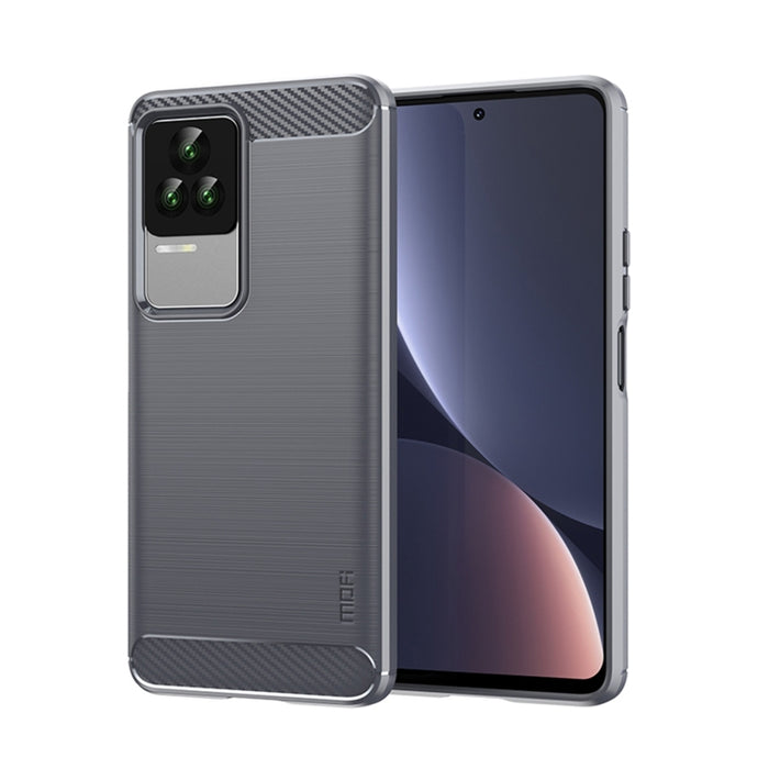 Estuche de TPU suave de fibra de carbono cepillado suave de MOFI, For Xiaomi Redmi K40S, For Xiaomi Redmi K50 / K50 Pro, For Xiaomi Redmi 10C, For Xiaomi Poco X4 Pro 5G, For Xiaomi 12 / 12X, For Xiaomi 12 Pro                                            ...