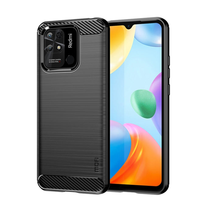 Estuche de TPU suave de fibra de carbono cepillado suave de MOFI, For Xiaomi Redmi K40S, For Xiaomi Redmi K50 / K50 Pro, For Xiaomi Redmi 10C, For Xiaomi Poco X4 Pro 5G, For Xiaomi 12 / 12X, For Xiaomi 12 Pro                                            ...