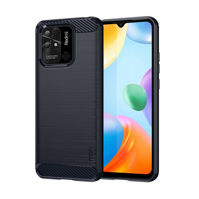 Estuche de TPU suave de fibra de carbono cepillado suave de MOFI, For Xiaomi Redmi K40S, For Xiaomi Redmi K50 / K50 Pro, For Xiaomi Redmi 10C, For Xiaomi Poco X4 Pro 5G, For Xiaomi 12 / 12X, For Xiaomi 12 Pro                                            ...