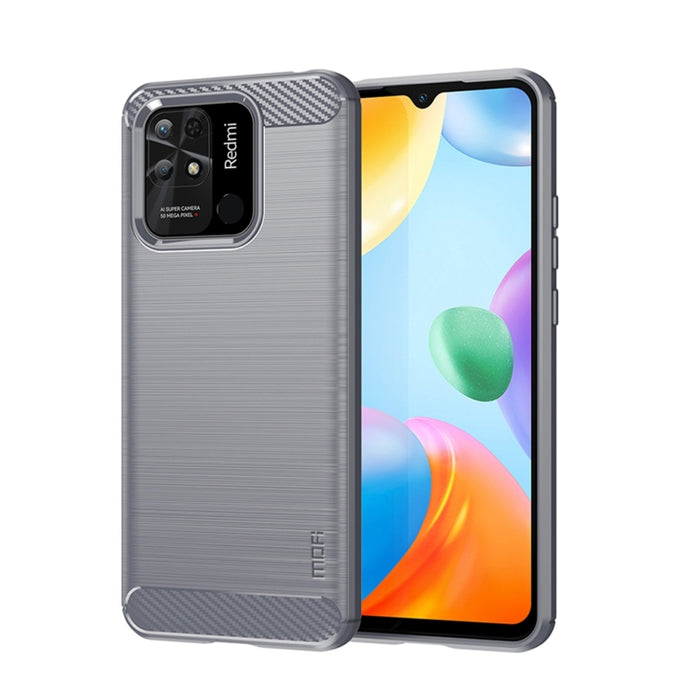 Estuche de TPU suave de fibra de carbono cepillado suave de MOFI, For Xiaomi Redmi K40S, For Xiaomi Redmi K50 / K50 Pro, For Xiaomi Redmi 10C, For Xiaomi Poco X4 Pro 5G, For Xiaomi 12 / 12X, For Xiaomi 12 Pro                                            ...