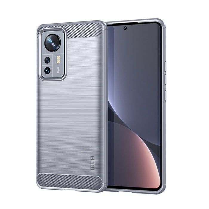 Estuche de TPU suave de fibra de carbono cepillado suave de MOFI, For Xiaomi Redmi K40S, For Xiaomi Redmi K50 / K50 Pro, For Xiaomi Redmi 10C, For Xiaomi Poco X4 Pro 5G, For Xiaomi 12 / 12X, For Xiaomi 12 Pro                                            ...