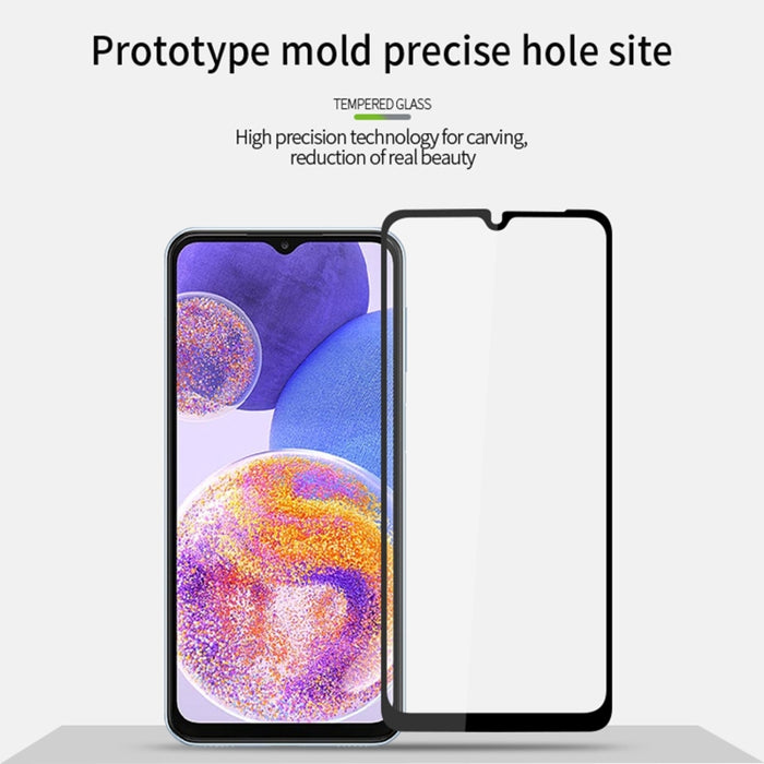 Película de vidrio templado de pantalla completa MOFI 9H 2.5D, For Samsung Galaxy A23 / M23 / F23, For Samsung Galaxy M33 5G, For Xiaomi Redmi 10 5G, For Xiaomi Poco C40, For Xiaomi Poco F4 GT