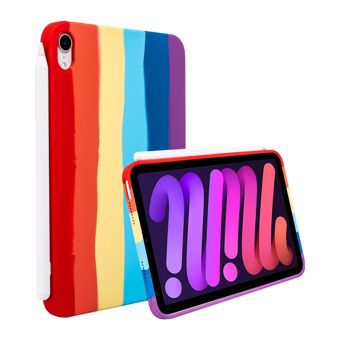 Estuche para tableta con función de lápiz magnético de silicona líquida para iPad mini 6, For iPad mini 6 / mini 2024