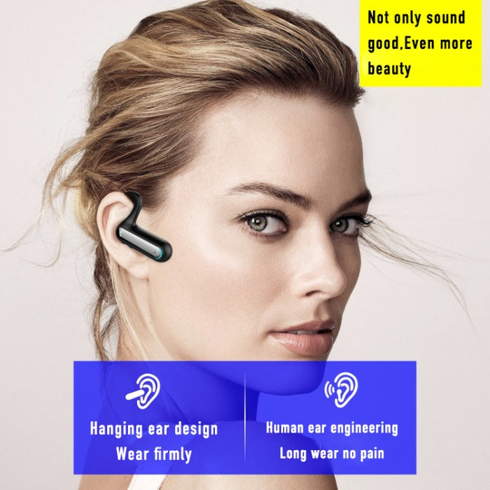 FW5 Non-in-Ear BT5.2 Wireless Sport Bone Conduction TWS Auriculares Compatible con asistente de voz, FW5 Black, FW5 Blue