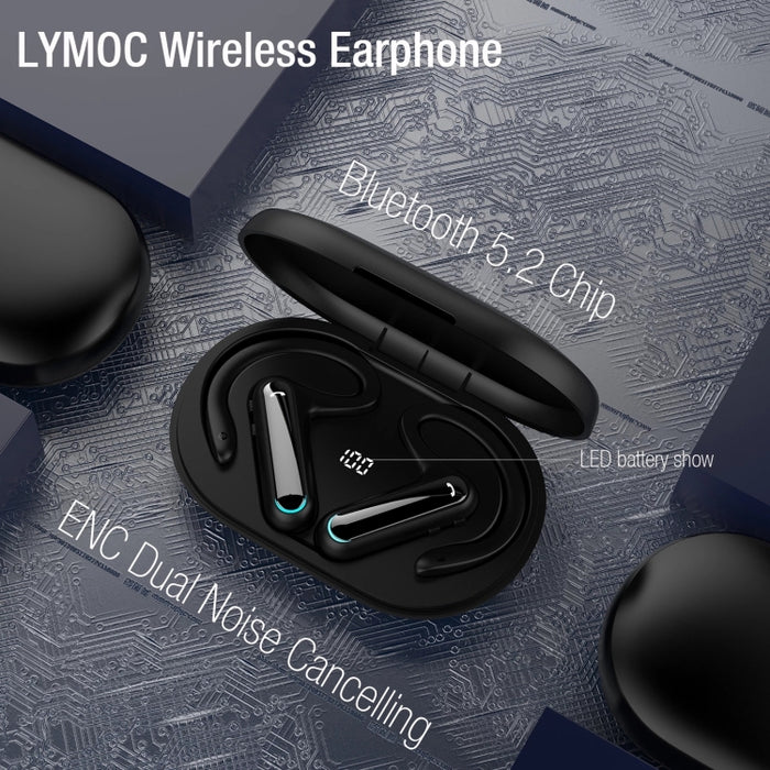 FW5 Non-in-Ear BT5.2 Wireless Sport Bone Conduction TWS Auriculares Compatible con asistente de voz, FW5 Black, FW5 Blue