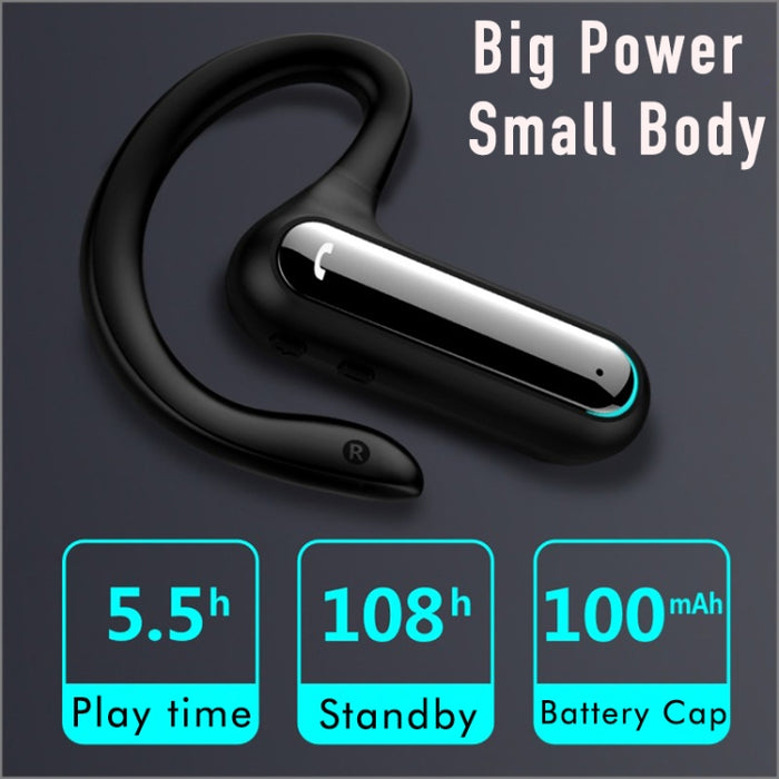 FW5 Non-in-Ear BT5.2 Wireless Sport Bone Conduction TWS Auriculares Compatible con asistente de voz, FW5 Black, FW5 Blue
