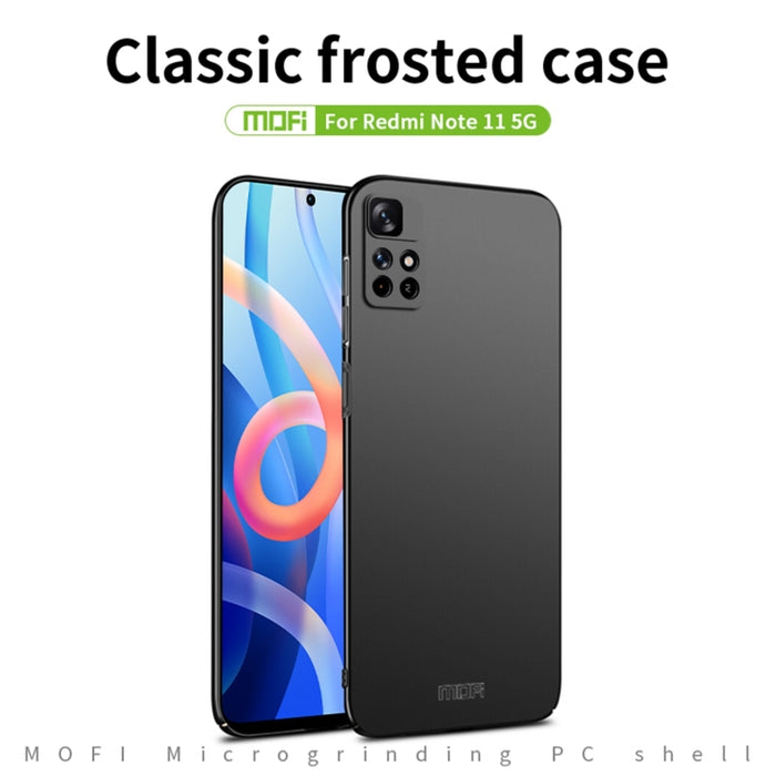 Estuche rígido ultrafino para teléfono MOFI Frosted PC, For Redmi Note 11 5G / Note11S 5G / Poco M4 Pro 5G, For Xiaomi Redmi Note 11 Pro 5G / Note 11 Pro+ 5G, For Xiaomi Redmi Note 11 Global, For Xiaomi Redmi Note 11 Pro Global, For Xiaomi Redmi K40S  ...