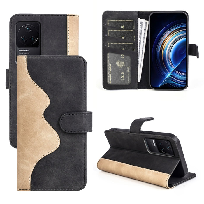 Funda de cuero para teléfono con tapa horizontal y costuras, For Xiaomi Redmi K50, For Xiaomi Redmi K50 Pro, For Xiaomi Redmi Note 11 4G Global / Note 11S, For Xiaomi Redmi Note 11 Pro 5G Global / 4G, For Xiaomi 12, For Xiaomi 12 Pro                   ...