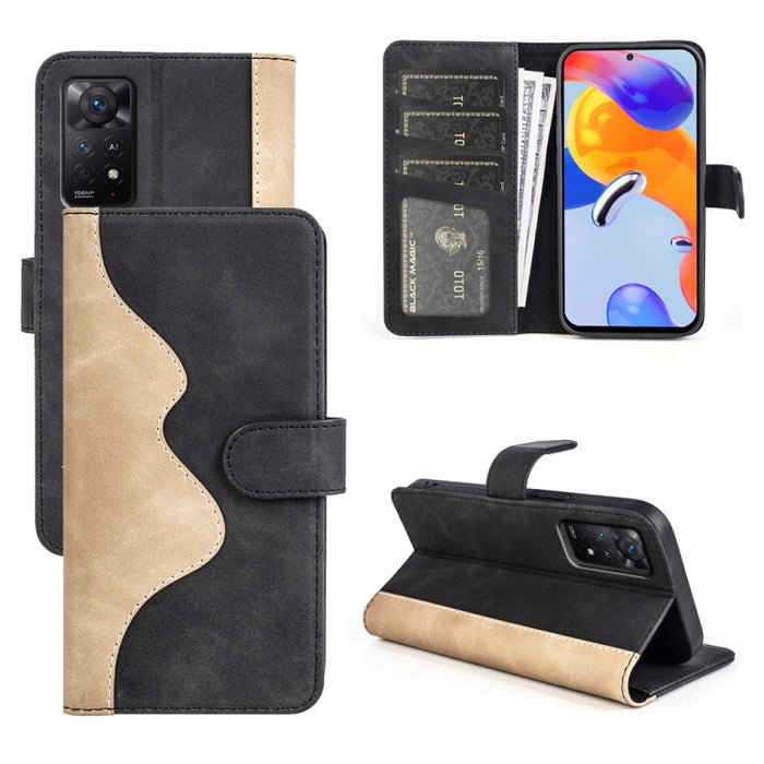 Funda de cuero para teléfono con tapa horizontal y costuras, For Xiaomi Redmi K50, For Xiaomi Redmi K50 Pro, For Xiaomi Redmi Note 11 4G Global / Note 11S, For Xiaomi Redmi Note 11 Pro 5G Global / 4G, For Xiaomi 12, For Xiaomi 12 Pro                   ...
