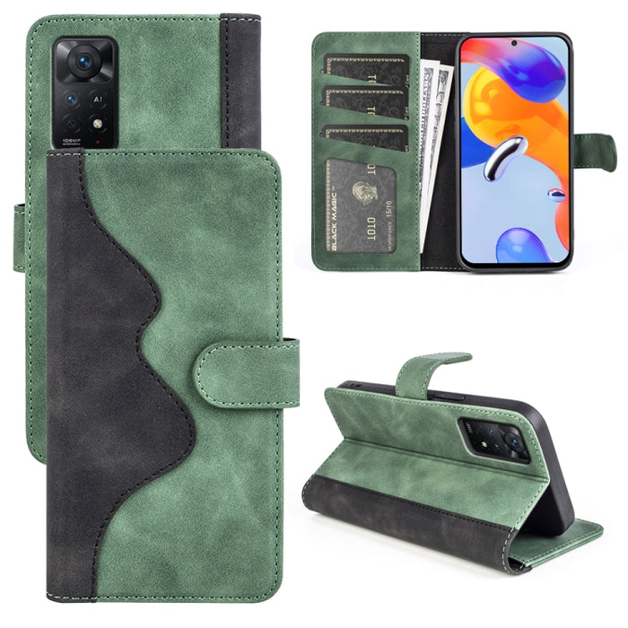 Funda de cuero para teléfono con tapa horizontal y costuras, For Xiaomi Redmi K50, For Xiaomi Redmi K50 Pro, For Xiaomi Redmi Note 11 4G Global / Note 11S, For Xiaomi Redmi Note 11 Pro 5G Global / 4G, For Xiaomi 12, For Xiaomi 12 Pro                   ...