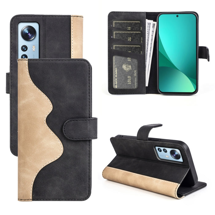 Funda de cuero para teléfono con tapa horizontal y costuras, For Xiaomi Redmi K50, For Xiaomi Redmi K50 Pro, For Xiaomi Redmi Note 11 4G Global / Note 11S, For Xiaomi Redmi Note 11 Pro 5G Global / 4G, For Xiaomi 12, For Xiaomi 12 Pro                   ...
