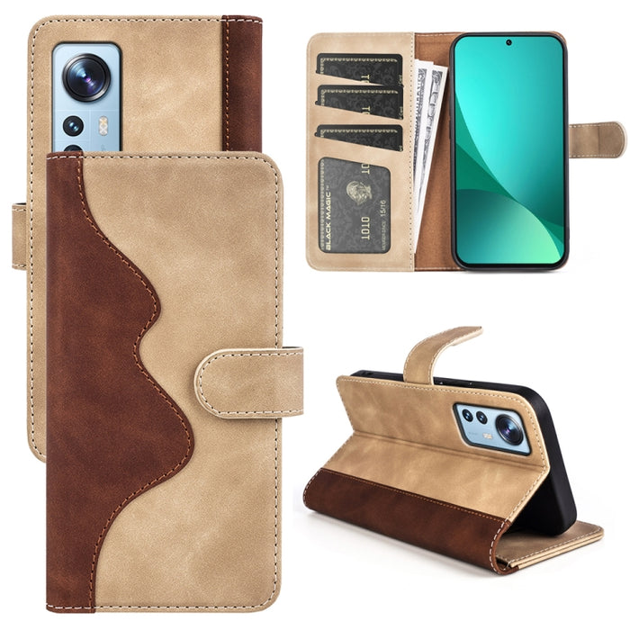 Funda de cuero para teléfono con tapa horizontal y costuras, For Xiaomi Redmi K50, For Xiaomi Redmi K50 Pro, For Xiaomi Redmi Note 11 4G Global / Note 11S, For Xiaomi Redmi Note 11 Pro 5G Global / 4G, For Xiaomi 12, For Xiaomi 12 Pro                   ...
