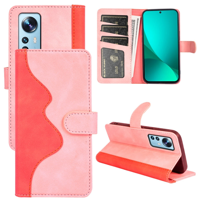 Funda de cuero para teléfono con tapa horizontal y costuras, For Xiaomi Redmi K50, For Xiaomi Redmi K50 Pro, For Xiaomi Redmi Note 11 4G Global / Note 11S, For Xiaomi Redmi Note 11 Pro 5G Global / 4G, For Xiaomi 12, For Xiaomi 12 Pro                   ...