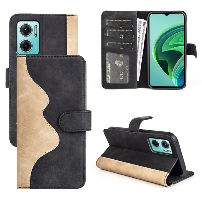 Funda de cuero para teléfono con tapa horizontal y costuras, For Xiaomi Redmi K50, For Xiaomi Redmi K50 Pro, For Xiaomi Redmi Note 11 4G Global / Note 11S, For Xiaomi Redmi Note 11 Pro 5G Global / 4G, For Xiaomi 12, For Xiaomi 12 Pro                   ...