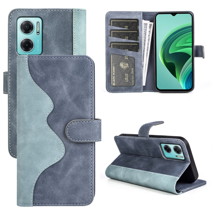 Funda de cuero para teléfono con tapa horizontal y costuras, For Xiaomi Redmi K50, For Xiaomi Redmi K50 Pro, For Xiaomi Redmi Note 11 4G Global / Note 11S, For Xiaomi Redmi Note 11 Pro 5G Global / 4G, For Xiaomi 12, For Xiaomi 12 Pro                   ...