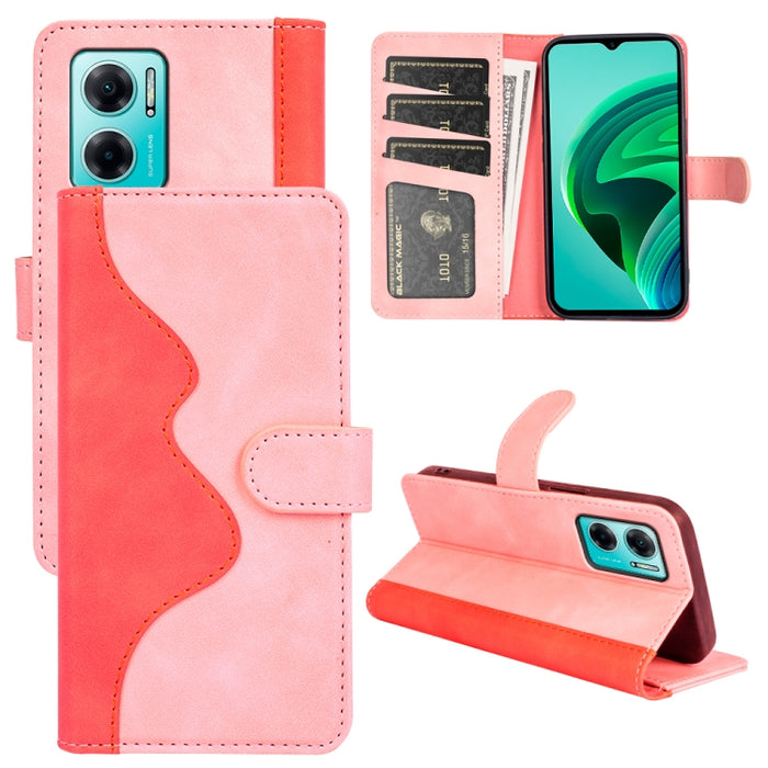Funda de cuero para teléfono con tapa horizontal y costuras, For Xiaomi Redmi K50, For Xiaomi Redmi K50 Pro, For Xiaomi Redmi Note 11 4G Global / Note 11S, For Xiaomi Redmi Note 11 Pro 5G Global / 4G, For Xiaomi 12, For Xiaomi 12 Pro                   ...