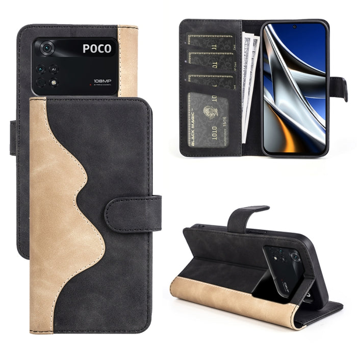 Funda de cuero para teléfono con tapa horizontal y costuras, For Xiaomi Redmi K50, For Xiaomi Redmi K50 Pro, For Xiaomi Redmi Note 11 4G Global / Note 11S, For Xiaomi Redmi Note 11 Pro 5G Global / 4G, For Xiaomi 12, For Xiaomi 12 Pro                   ...