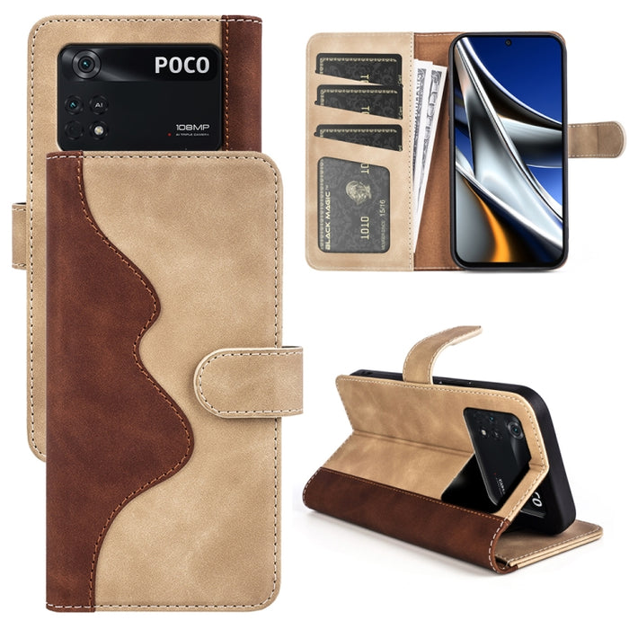 Funda de cuero para teléfono con tapa horizontal y costuras, For Xiaomi Redmi K50, For Xiaomi Redmi K50 Pro, For Xiaomi Redmi Note 11 4G Global / Note 11S, For Xiaomi Redmi Note 11 Pro 5G Global / 4G, For Xiaomi 12, For Xiaomi 12 Pro                   ...