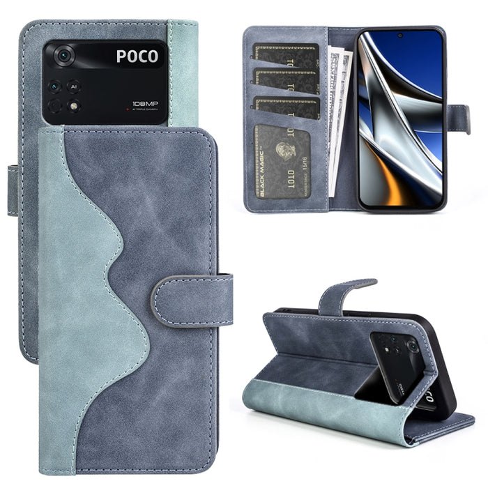 Funda de cuero para teléfono con tapa horizontal y costuras, For Xiaomi Redmi K50, For Xiaomi Redmi K50 Pro, For Xiaomi Redmi Note 11 4G Global / Note 11S, For Xiaomi Redmi Note 11 Pro 5G Global / 4G, For Xiaomi 12, For Xiaomi 12 Pro                   ...