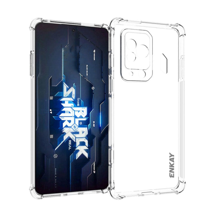 ENKAY Clear TPU Estuche para teléfono a prueba de golpes, For Xiaomi Black Shark 5 Pro, For Xiaomi 12 Lite