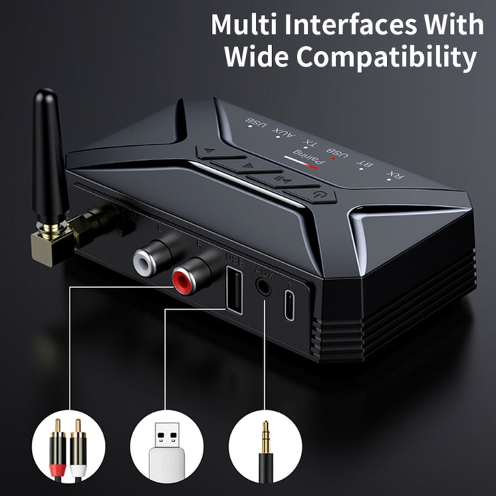 TR-22 Antena Externa Larga Distancia 40m Bluetooth Receptor de Audio Transmisor 2 en 1