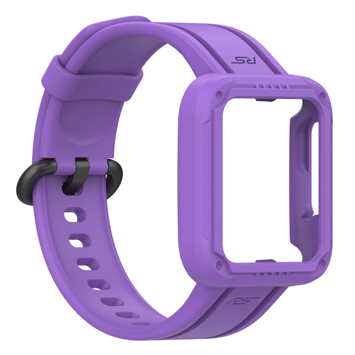Para Xiaomi Mi Watch 2 Lite Silicone Solid Color Watch Band (Purple)