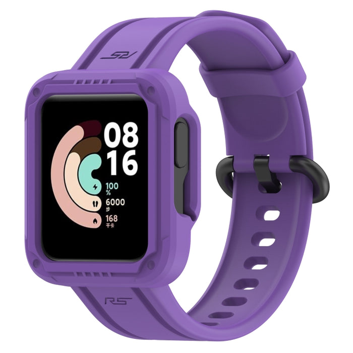Para Xiaomi Mi Watch 2 Lite Silicone Solid Color Watch Band (Purple)