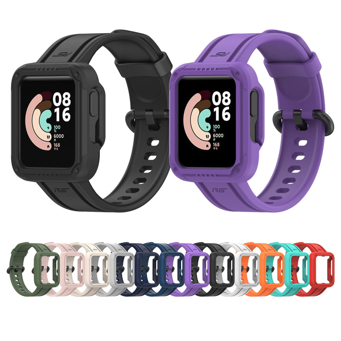 Para Xiaomi Mi Watch 2 Lite Silicone Solid Color Watch Band (Purple)
