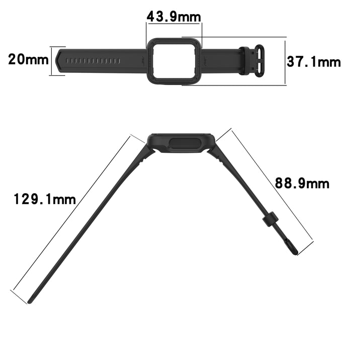 Para Xiaomi Mi Watch 2 Lite Silicone Solid Color Watch Band (Water Duck)