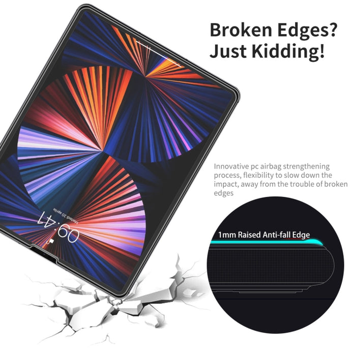Película completa de vidrio templado con pegamento completo ENKAY Hat-Prince para iPad Pro 11 2021/2020/2018/Air 10,9 2022/2020, 1 PCS, 2 PCS