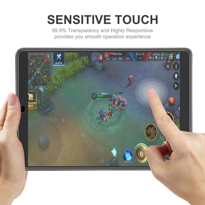ENKAY Hat-Prince Película completa de vidrio templado con pegamento completo para iPad 9.7 2018 / 2017 / Air 2 / Air, 1 PCS, 2 PCS