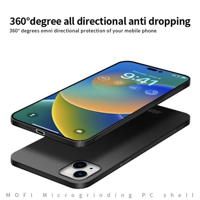 Estuche rígido ultrafino MOFI Frosted PC, For iPhone 14, For iPhone 14 Plus, For iPhone 14 Pro, For iPhone 14 Pro Max