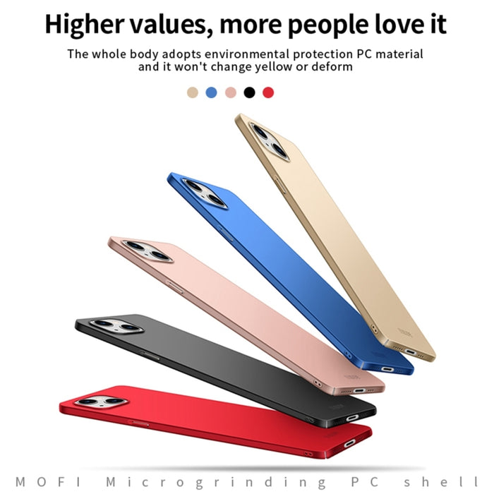 Estuche rígido ultrafino MOFI Frosted PC, For iPhone 14, For iPhone 14 Plus, For iPhone 14 Pro, For iPhone 14 Pro Max
