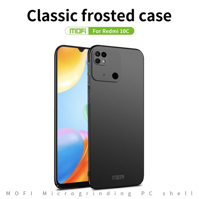 Estuche rígido ultrafino MOFI Frosted PC, For Xiaomi Redmi 10C / Redmi 10 Power, For Xiaomi POCO M4 Pro 4G