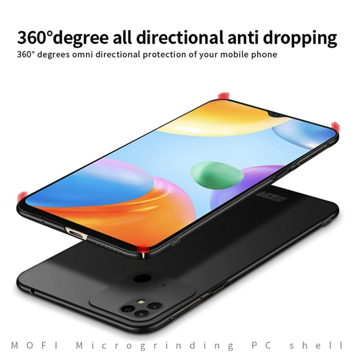 Estuche rígido ultrafino MOFI Frosted PC, For Xiaomi Redmi 10C / Redmi 10 Power, For Xiaomi POCO M4 Pro 4G
