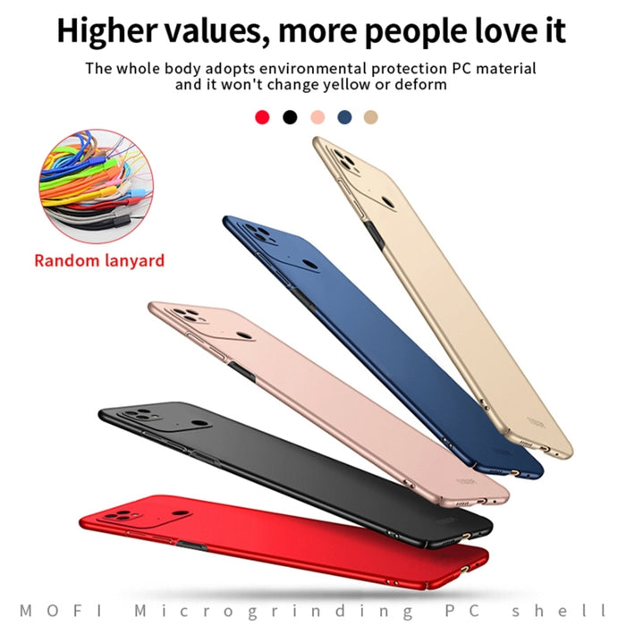 Estuche rígido ultrafino MOFI Frosted PC, For Xiaomi Redmi 10C / Redmi 10 Power, For Xiaomi POCO M4 Pro 4G