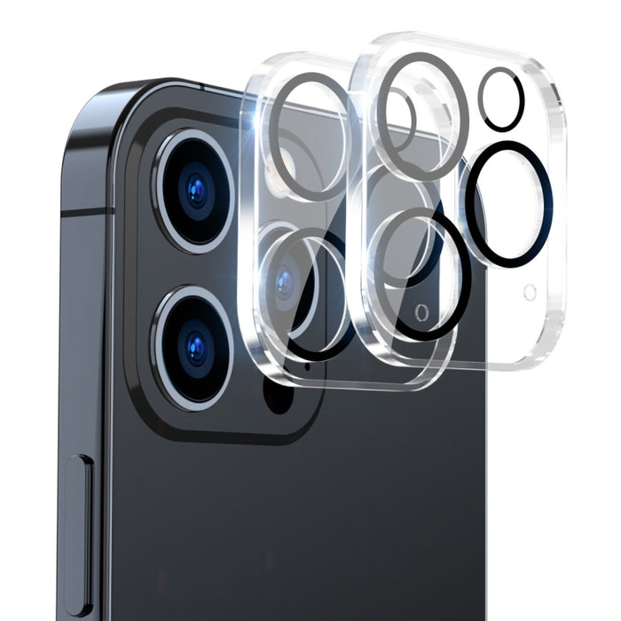 ENKAY Hat-Prince 9H Lente de cámara trasera Película de vidrio templado para iPhone 13 Pro / 13 Pro Max, (1 PC), (2pcs)