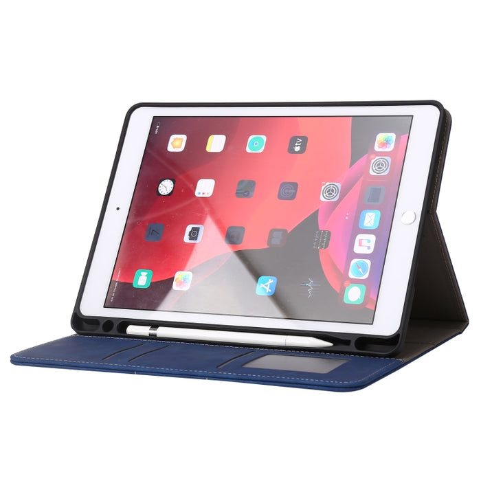 Funda de cuero con tapa horizontal para tableta con textura de piel de becerro, For iPad 10.2 2019 / 2020 / 2021, For iPad Air 3 10.5 / Pro 10.5