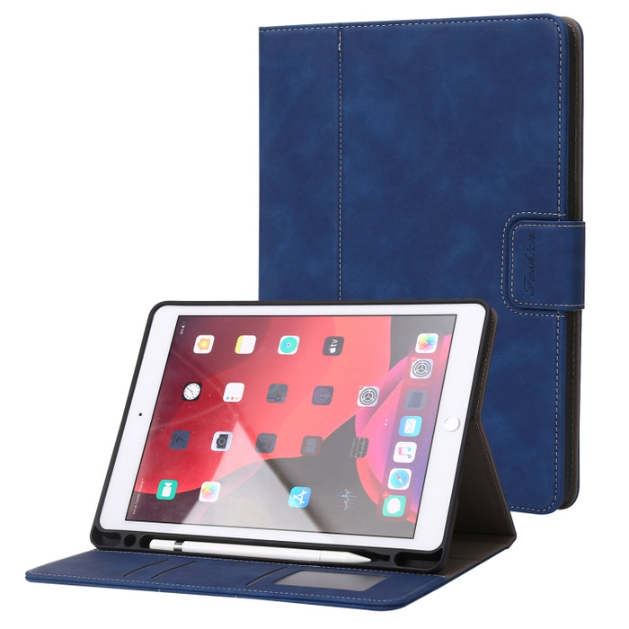 Funda de cuero con tapa horizontal para tableta con textura de piel de becerro, For iPad 10.2 2019 / 2020 / 2021, For iPad Air 3 10.5 / Pro 10.5