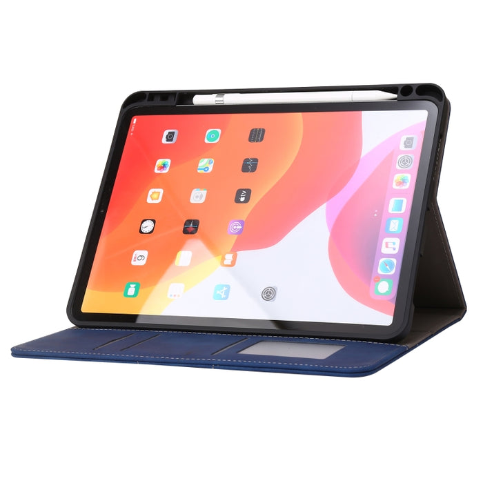 Funda de cuero con tapa horizontal para tableta con textura de piel de becerro, For iPad Air 2022 / 2020 10.9, For iPad Pro 11 2018 / 2020 / 2021