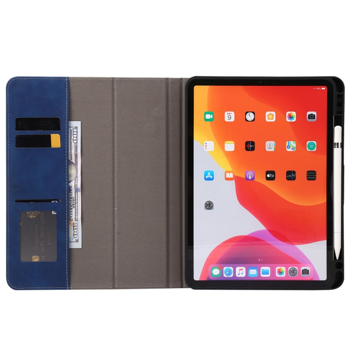 Funda de cuero con tapa horizontal para tableta con textura de piel de becerro, For iPad Air 2022 / 2020 10.9, For iPad Pro 11 2018 / 2020 / 2021